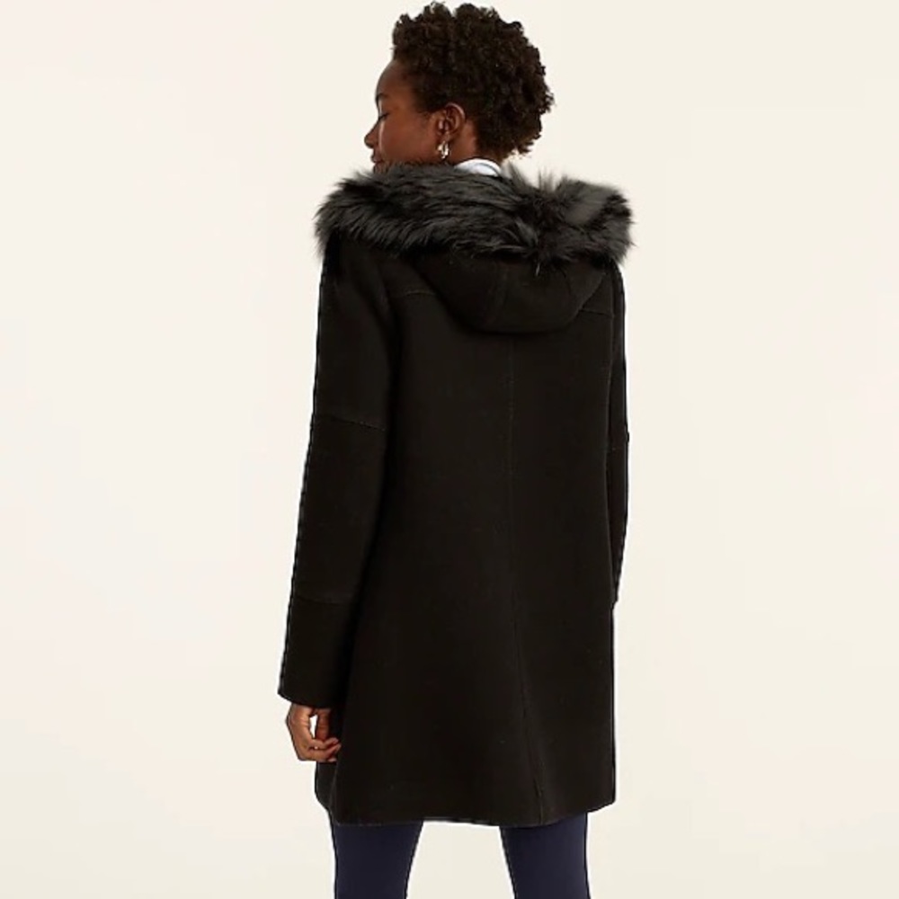 J Crew Womens Chateau parka in Italian stadium-cloth wool J5488 - Picture 2 of 4